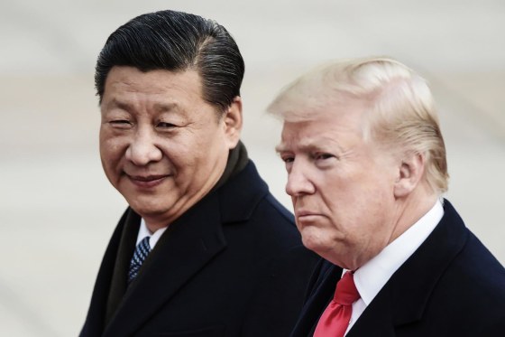 China's President Xi Jinping and President Donald Trump
