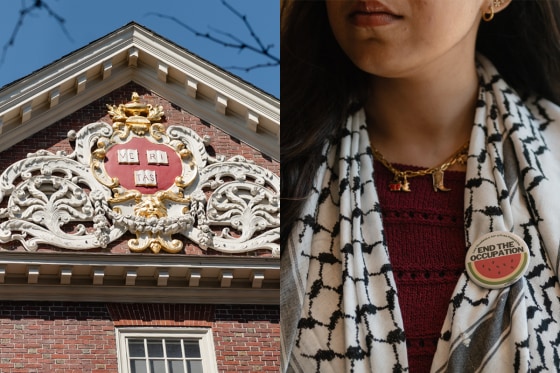 “I don’t feel safe at all being around protests and voices, which actually kills me from the inside,” one Harvard student said.