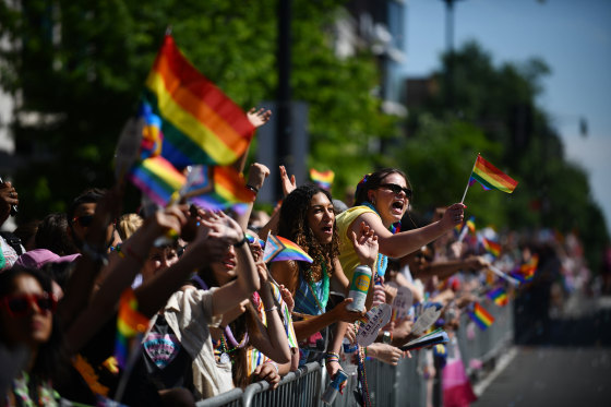 undreds participate in the annual D.C. Pride Parade in 2024.