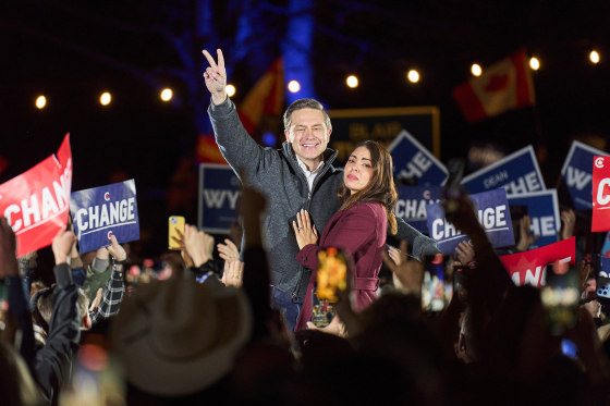 Canadian leaders made their final push for votes Sunday, one day before an election dominated by US President Donald Trump's policies, but rattled in the campaign's final hours by a deadly car-ramming attack in Vancouver. 
