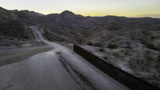 the U.S.-Mexico border fence