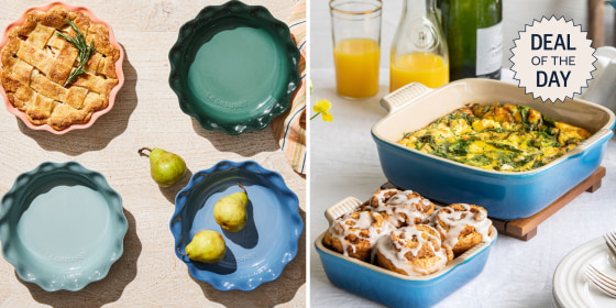 Stock up on durable stoneware baking dishes for cooking and entertaining ahead of summer. 

