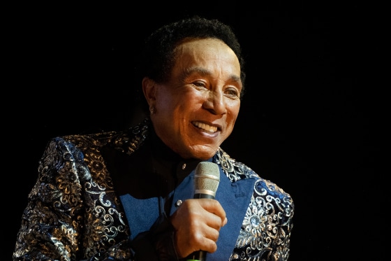 Smokey Robinson performing in Indio, Calif., on May 1, 2022.