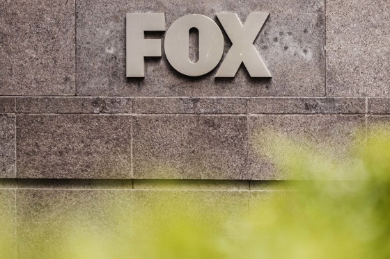 Fox signage in New York.