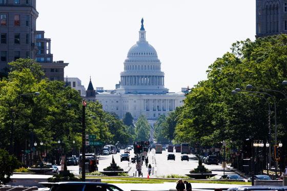 A view of the Capitol