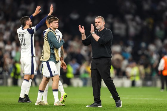 Ange Postecoglou, manager and head coach of Tottenham Hotspur