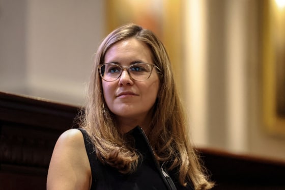 Danielle Sassoon, a former top federal prosecutor, makes first public appearance since resigning over Eric Adams case