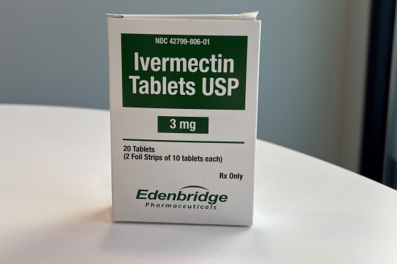 A box of Ivermectin tablets.