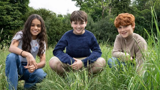 Arabella Stanton, Dominic McLaughlin and Alastair Stout smiling