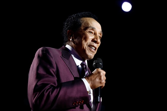 Smokey Robinson performing