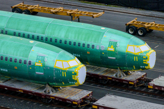 Boeing plane factory.