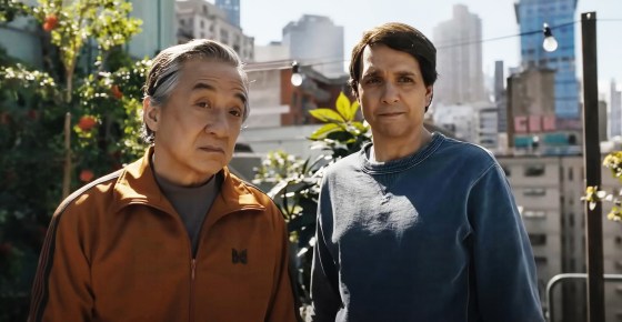 Jackie Chan and Ralph Macchio in "Karate Kid: Legends."