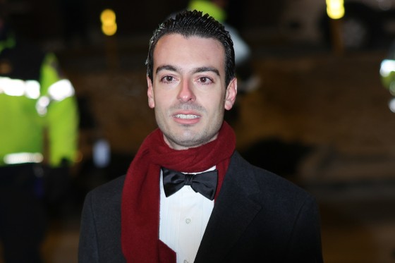 Paul Ingrassia speaks to reporters at the D.C. Central Detention Facility on Jan. 20, 2025, following President Donald Trump's pardons and commutations for defendants in the Jan. 6, 2021 Capitol riots.
