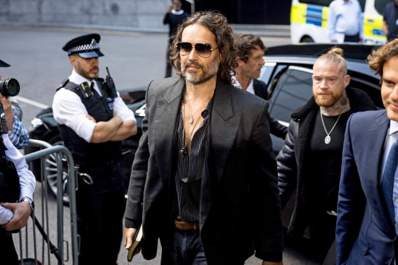 Russell Brand Appears At Southwark Crown Court