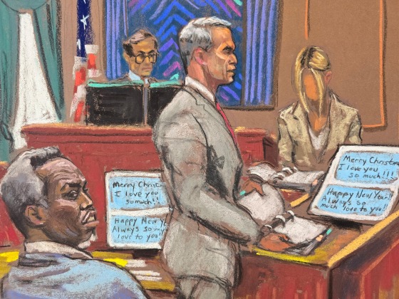 Sean "Diddy" Combs attends trial in New York federal court