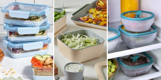 Brands like Caraway and Anyday have non-toxic glass food containers that are PFAS and BPA free. 