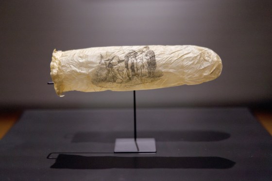 200-year-old condom.