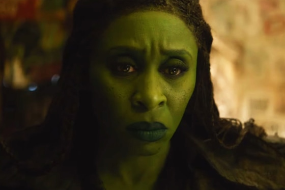 Cynthia Erivo as Elphaba in Wicked, 2024.