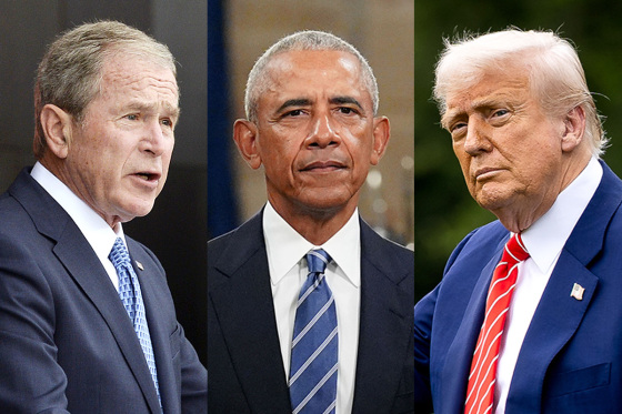 President George W. Bush, President Barack Obama, President Donald Trump