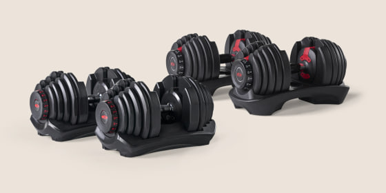 Bowflex SelectTech adjustable dumbbells are one of the more popular models on the market.