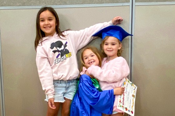 Paityn, Olivia and Evelyn Decker travis caleb decker