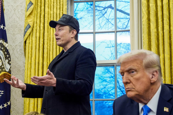 Elon Musk and Donald Trump.