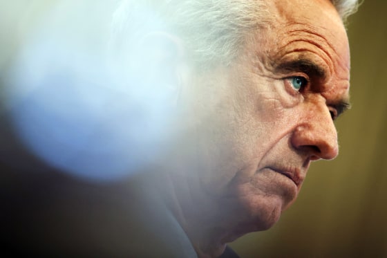 Robert F. Kennedy Jr. listens during a hearing