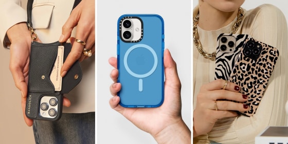  Phone cases range from ultra-durable to fashionable crossbody bandoliers.
