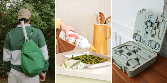 Some of the best new products in June 2025 are Away’s Retro Sport Collection, Brightland’s everyday olive oil line and Tinkr’s tool kits.
