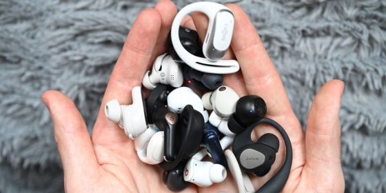 All my recommendations are wireless, portable and come with a small charging case.