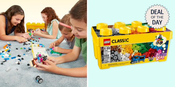 Lego fans of all ages can enjoy this set which allows you to make multiple designs.