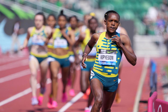 Track & Field: Prefontaine Classic Faith Kipyegon of Kenya