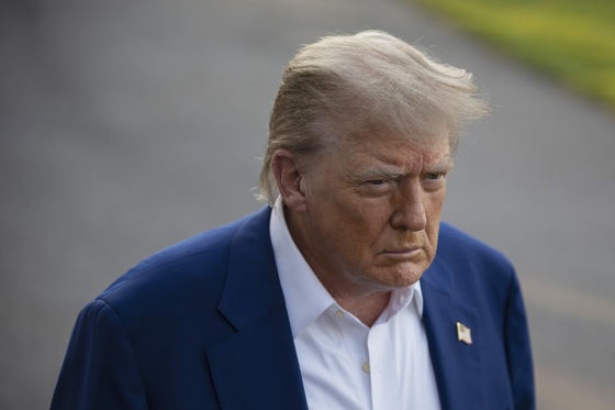 US President Donald Trump departs White House for NATO Summit
