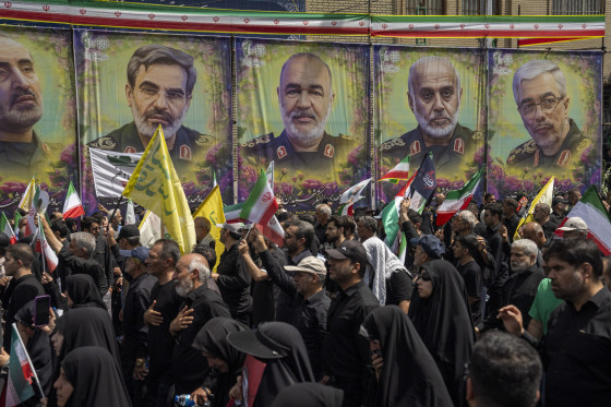 Image: State Funeral Held In Tehran For Military Commanders Killed By Israel