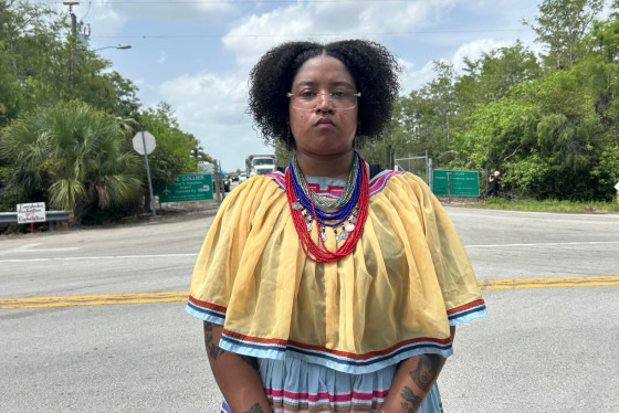 Mae’anna Osceola-Hart stands outside for a photo