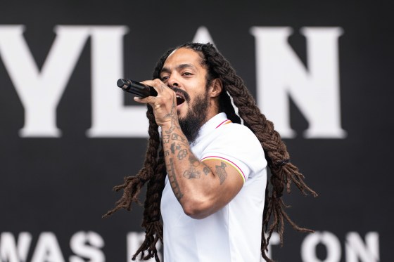 Bob Vylan performs onstage