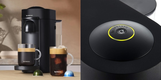 It’s one of the best espresso machines for at-home baristas because it’s compact, sleek and easy to use. 