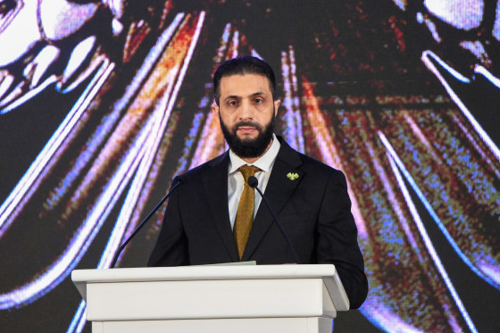 Unveiling Of Syria's New Visual Identity Held At Presidential Palace With President Al-Sharaa In Attendance