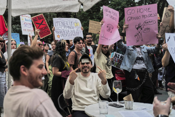 Critics slam Mexico’s gentrification protests as xenophobic. Activists say they’re fighting for their human rights
