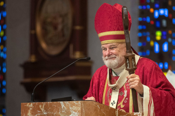Miami Archbishop Thomas Wenski at the Co-Cathedral of St. Thomas More in March.