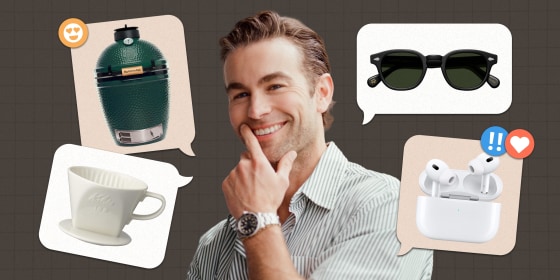 Crawford breaks down his at-home and on-set must-haves, including a Breville espresso machine, Apple AirPods, Moscot sunglasses and Zojirushi thermos.