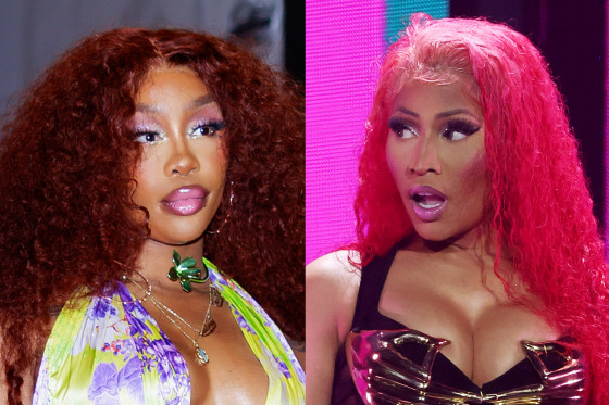 SZA and Nicki Minaj. SZA and Nicki Minaj.
