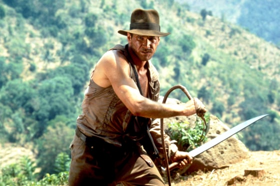 INDIANA JONES AND THE TEMPLE OF DOOM, Harrison Ford, 1984, (c) Paramount/courtesy Everett Collection