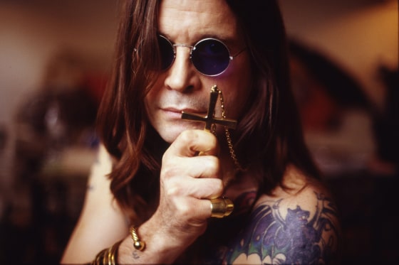 Ozzy Osbourne London 1991 cross necklace