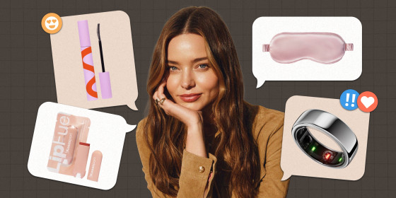 I talked to Miranda Kerr about her all-time favorite beauty and wellness products, including Tower 28 mascara, Kosas lip balm, the Oura Ring and a Slip silk sleep mask.