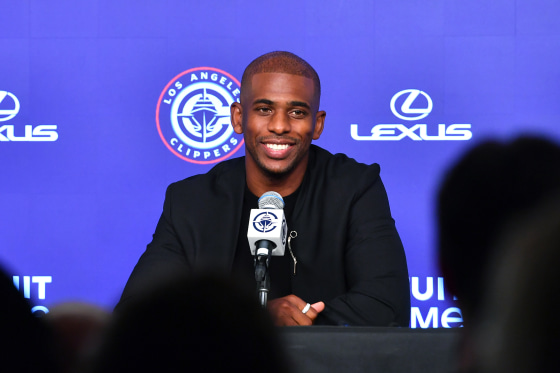 LA Clippers Introduce Chris Paul Press Conference