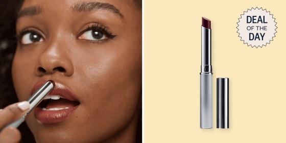 Clinique’s Almost Lipstick is available in three shades: Black Honey, Pink Honey and Nude Honey.
