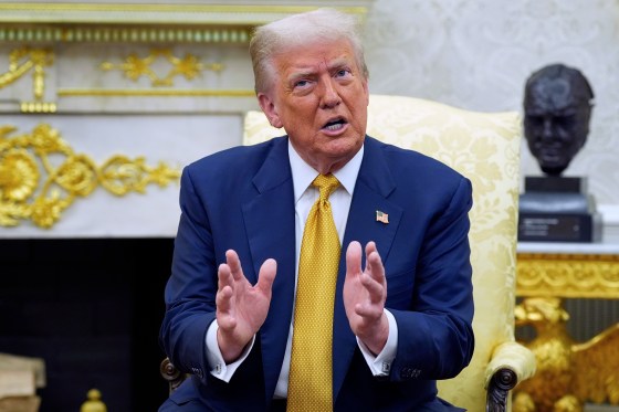 President Donald Trump speaking