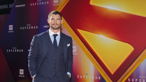 David Corenswet en la premiere de 'Superman' en Los Ángeles.