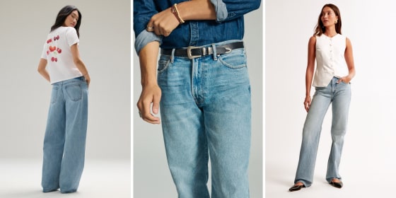Jeans for men and women are currently between 30% and 50% off at Abercrombie. 

